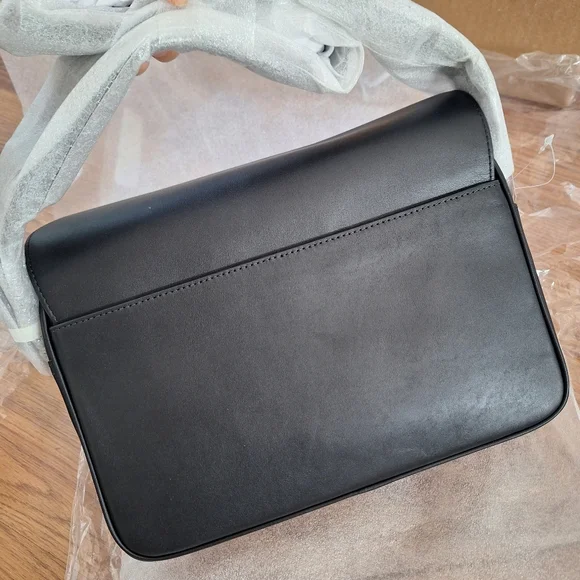 NWT Coach Track Bag Shoulder Brand Mens Crossbody Genuine Leather Black C2715